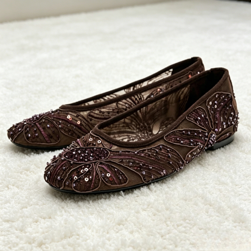 Women Shoes Elegant - Luxury Designer Ballet Flats for Women