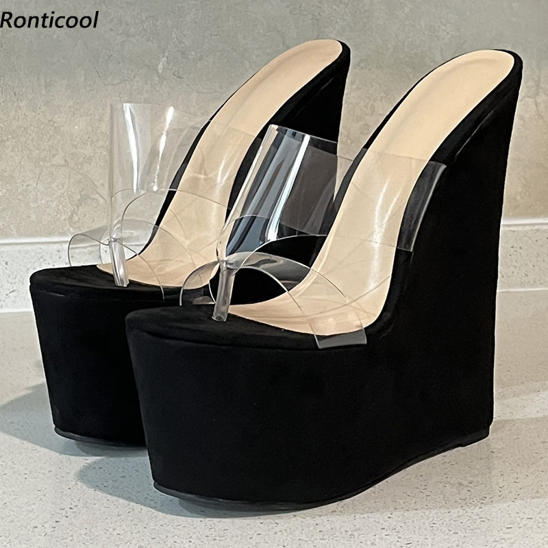 Cork Wedge Sandal - Ronticool Handmade Women Summer Mules Sandals