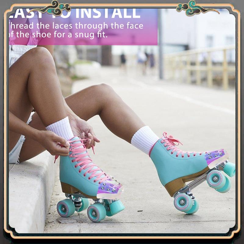 Women'S Shoes Vegan - B11A-4Pcs Skate Toe Guards Vegan Faux