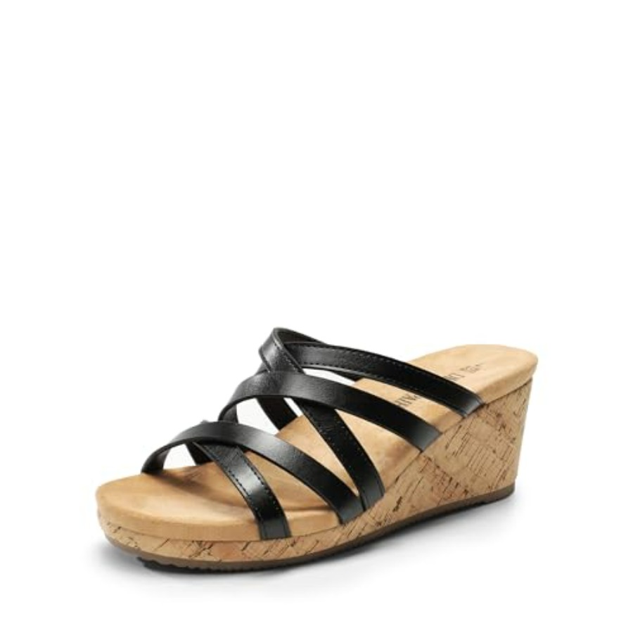 Dressy Wedge Sandals for Women - Cork Wedge Sandal のレビューと価格