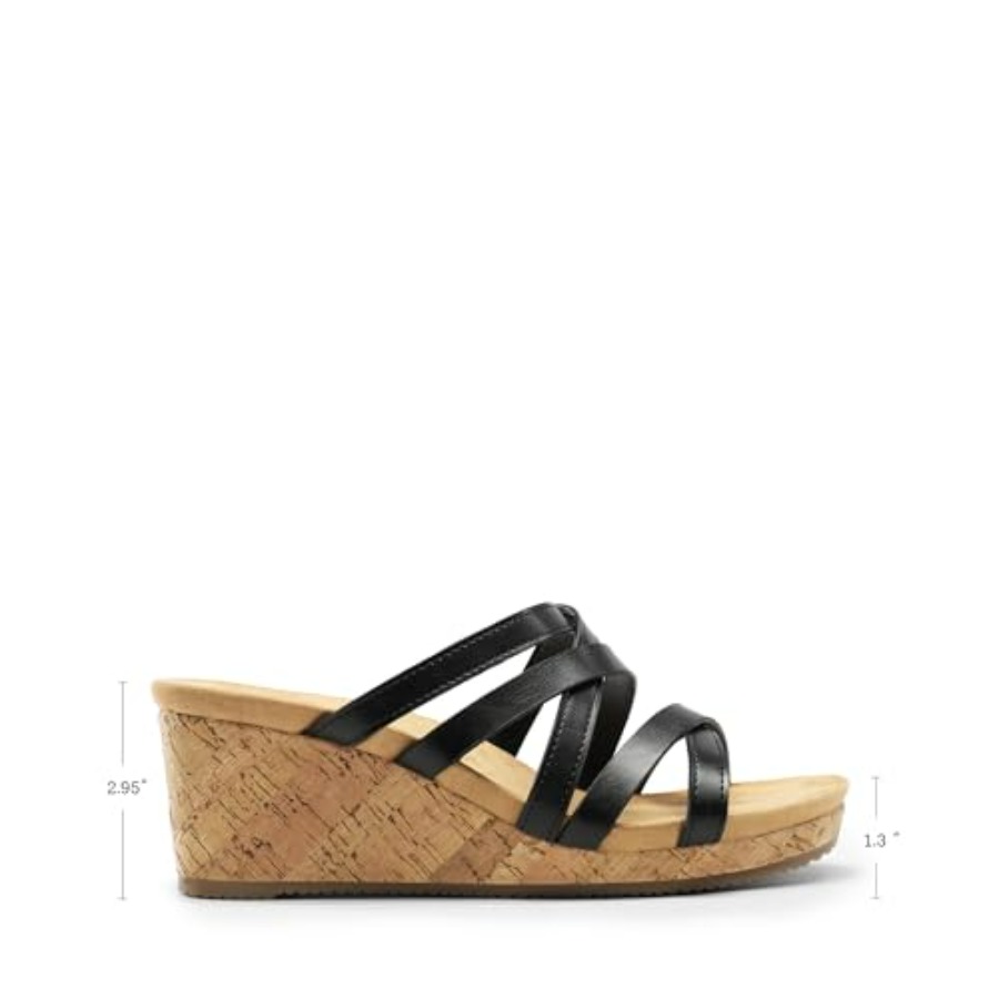Dressy Wedge Sandals for Women - Cork Wedge Sandal のレビューと価格
