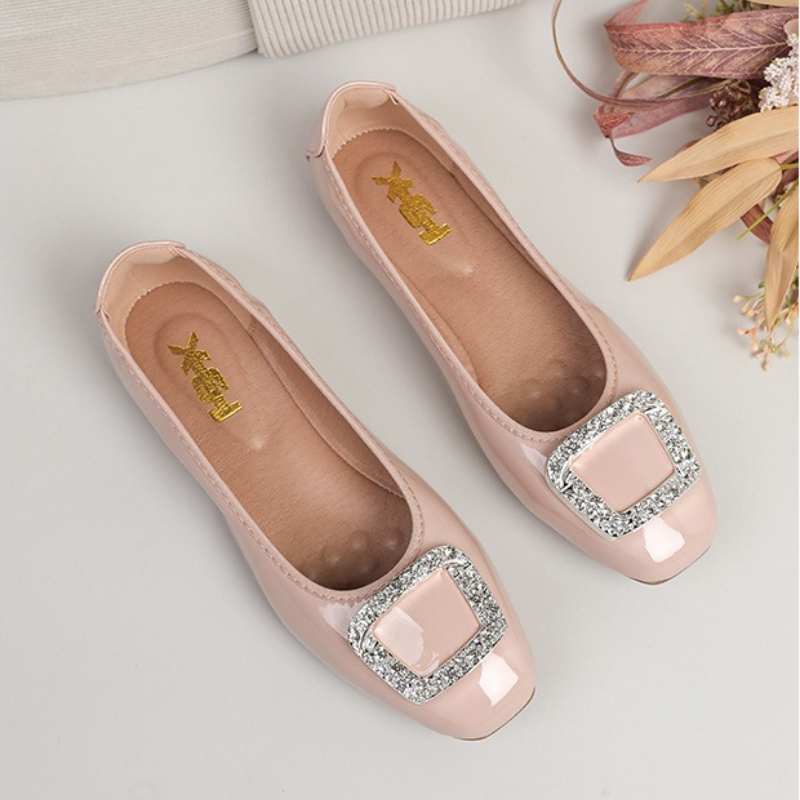 Moccasin Shoes Crystal Female  - Women Shoes Elegant のレビューと価格