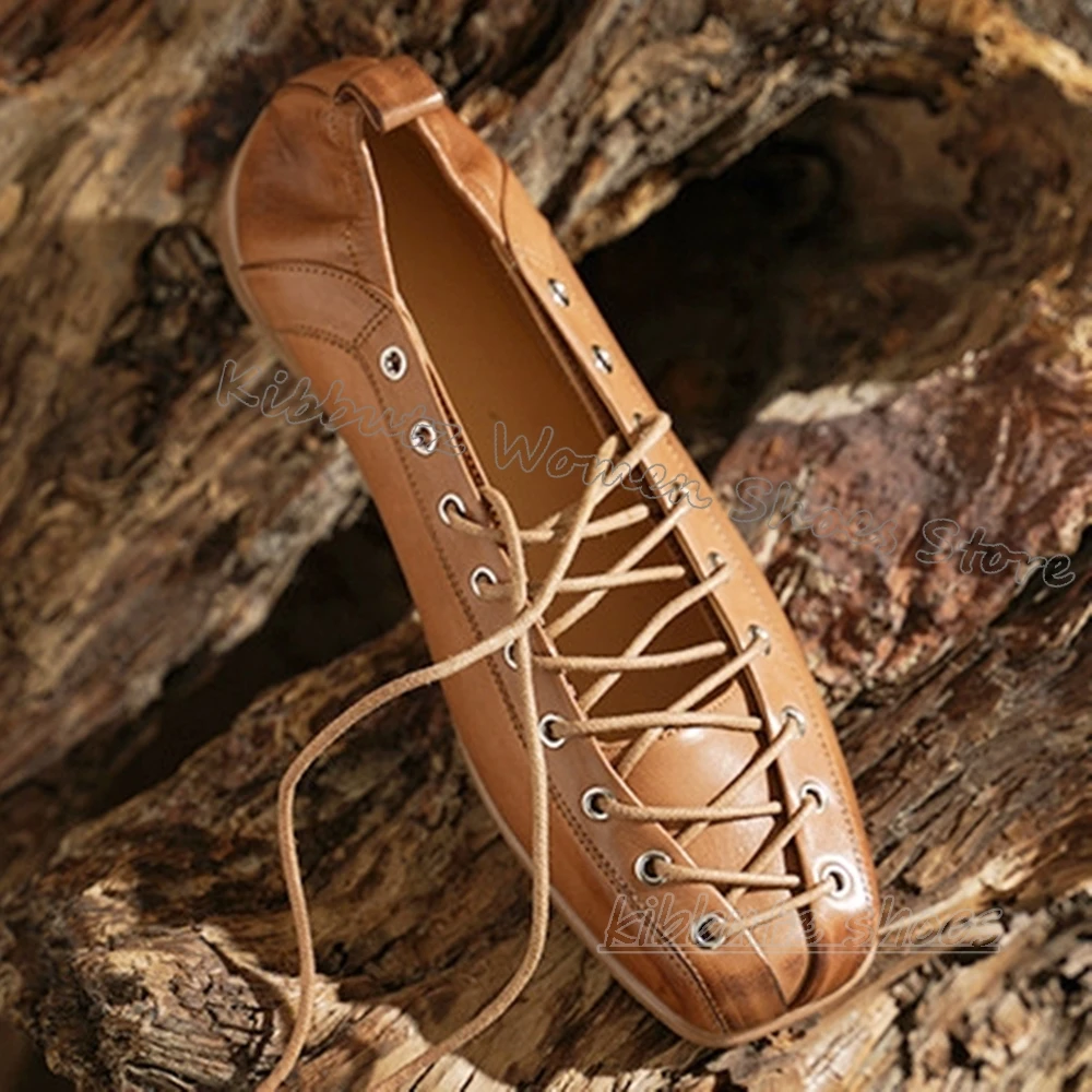 Ballet Pump Cross Strap Lace-U - Ballet Flat Women のレビューと価格
