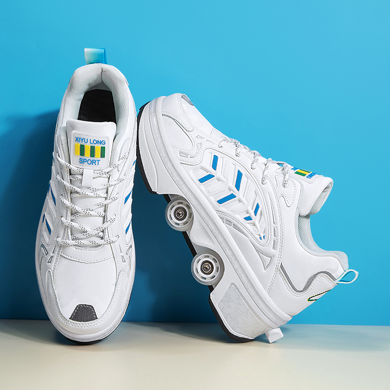 4 Wheels Retractable Roller Sk - Women'S Shoes のレビューと価格