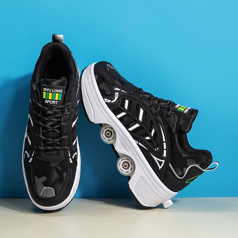 4 Wheels Retractable Roller Sk - Women'S Shoes のレビューと価格