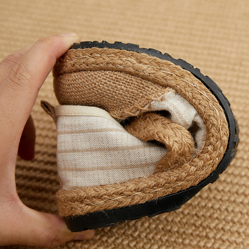 Careaymade-Women Striped Linen - Women'S Shoes Vegan のレビューと価格