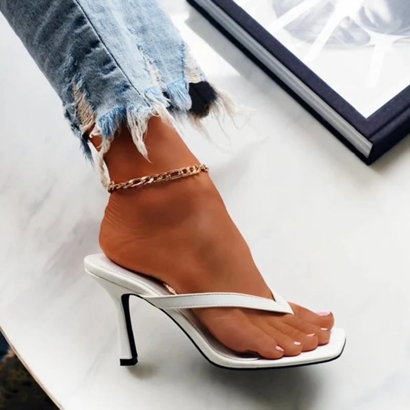 Stylish Women's Heel Flip Flop - Women Shoes Black のレビューと価格
