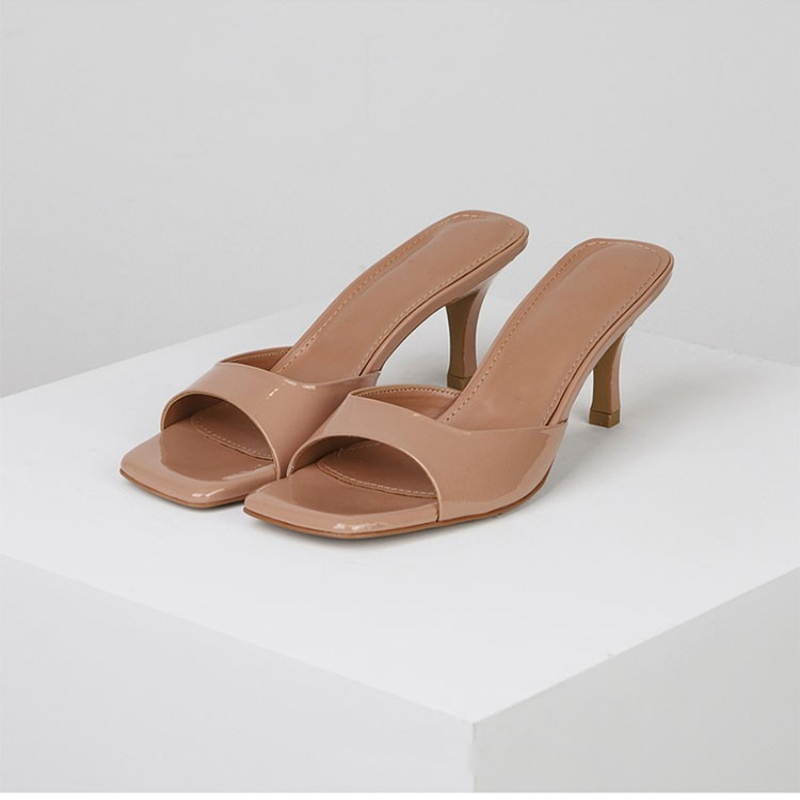 New Summer Women's Slippers Lu - Metallic Heel Sandal のレビューと価格