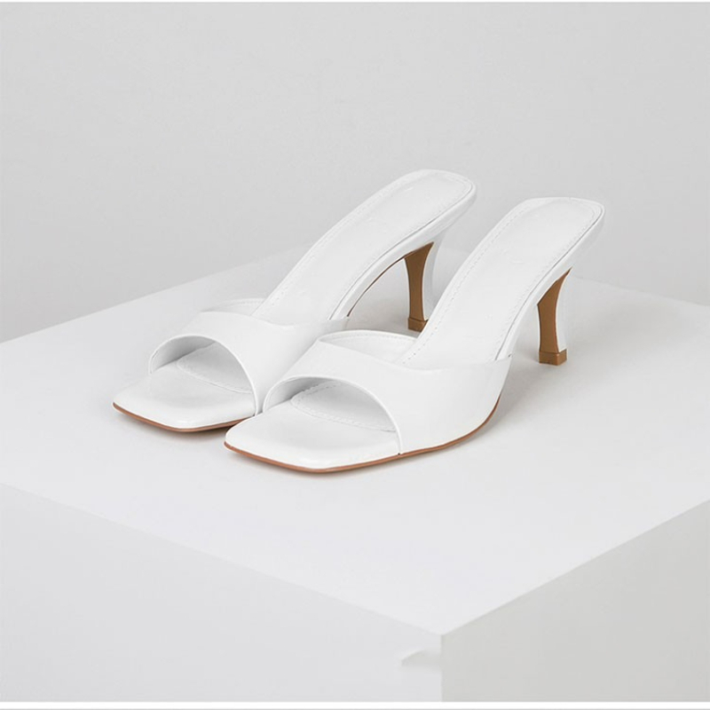 New Summer Women's Slippers Lu - Metallic Heel Sandal のレビューと価格