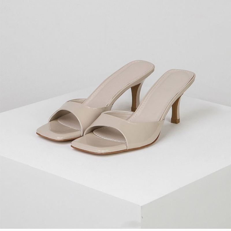 New Summer Women's Slippers Lu - Metallic Heel Sandal のレビューと価格