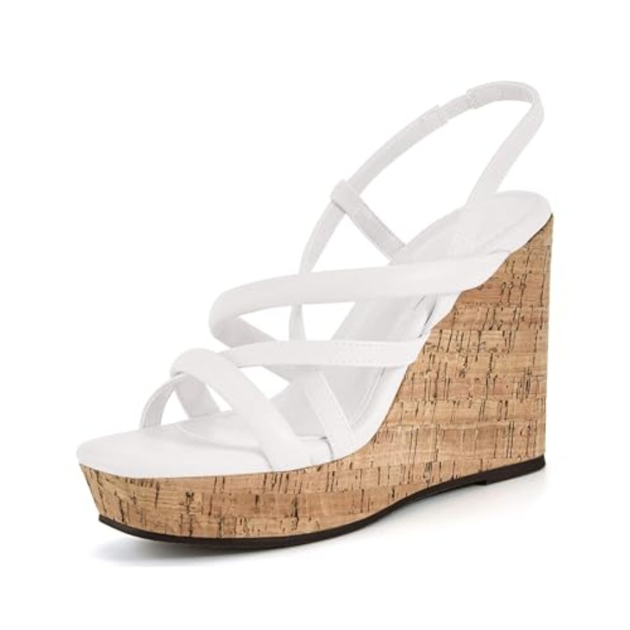 Women Platform Wedge Sandals C - Cork Wedge Sandal のレビューと価格