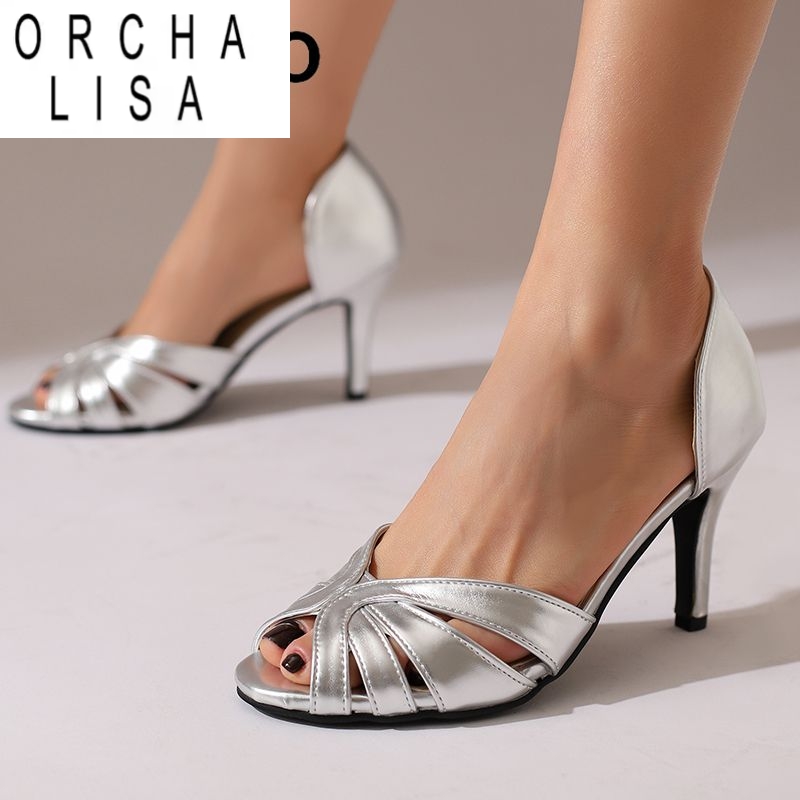 ORCHA LISA 2025 Luxury Women S - Metallic Heel Sandal のレビューと価格