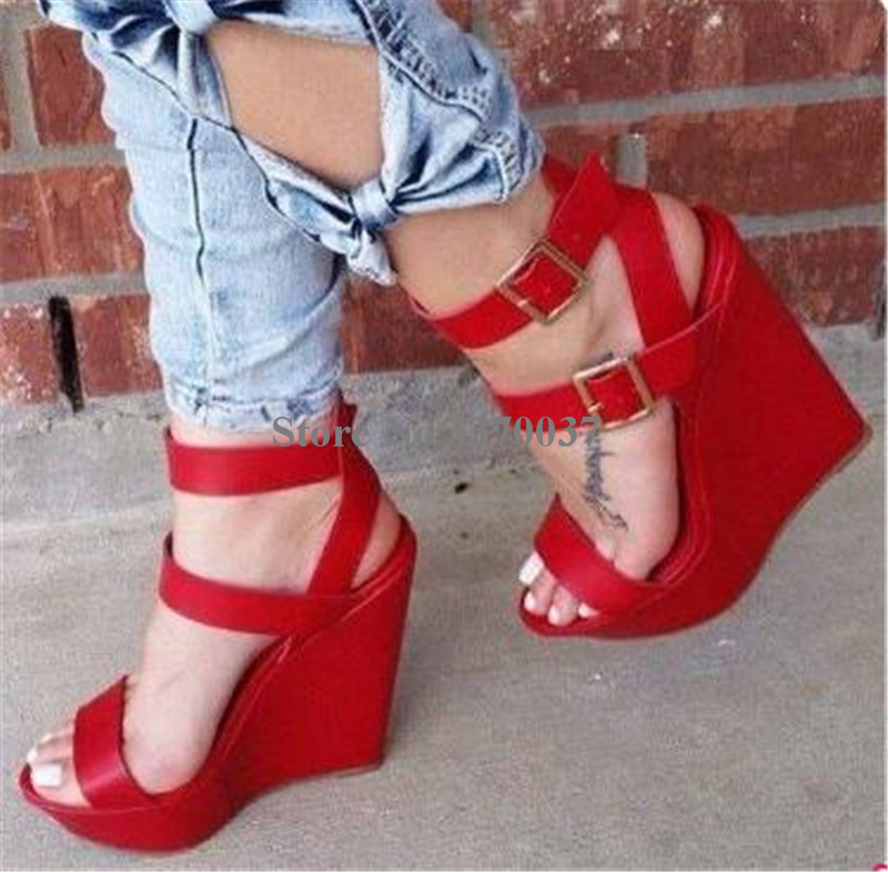 Women Fashion Design Open Toe  - Cork Wedge Sandal のレビューと価格