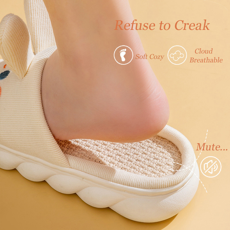 Home Linen Slipper for Women C - Women Shoes Black のレビューと価格