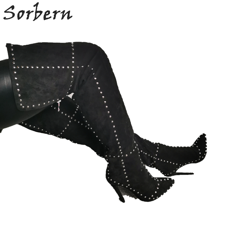 Sorbern Rivet Wide Fit Thigh B - Women'S Shoes Vegan のレビューと価格