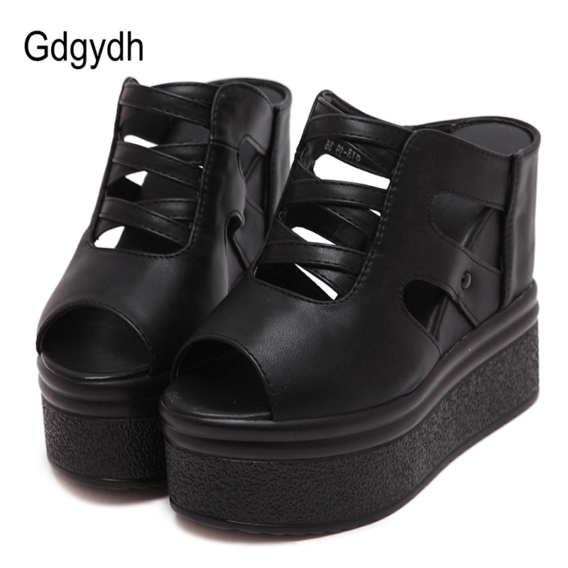 Gdgydh Open Toe Platform Mules - Women'S Shoes Vegan のレビューと価格