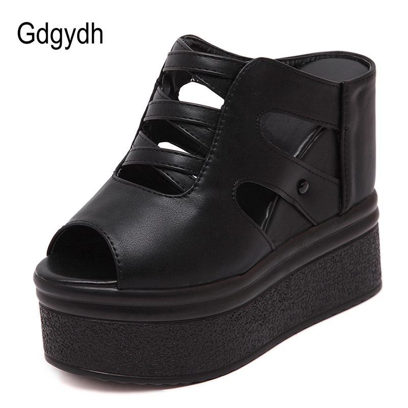 Gdgydh Open Toe Platform Mules - Women'S Shoes Vegan のレビューと価格