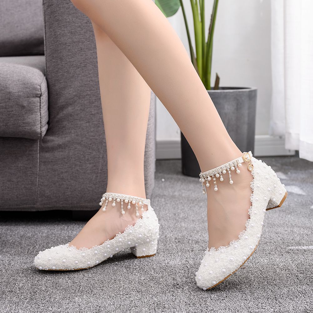 Women's Closed Toe Low Chunky  - Women Shoes Elegant のレビューと価格