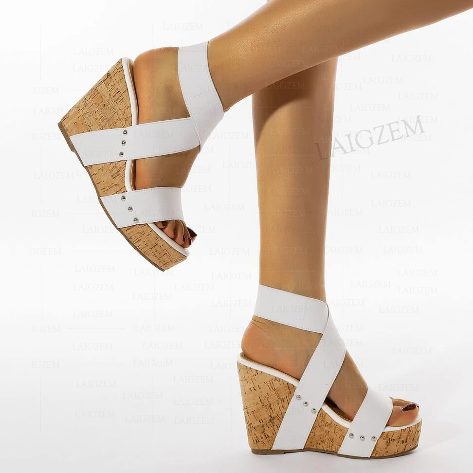 BERZIMER Women Sandals Platfor - Cork Wedge Sandal のレビューと価格