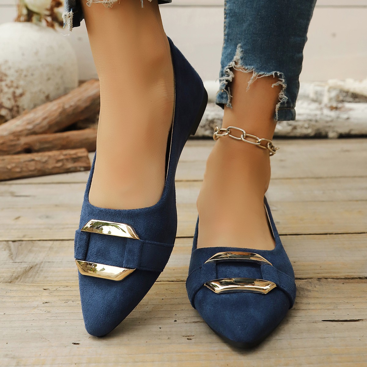 Spring and Autumn Elegant Poin - Women Shoes Elegant のレビューと価格