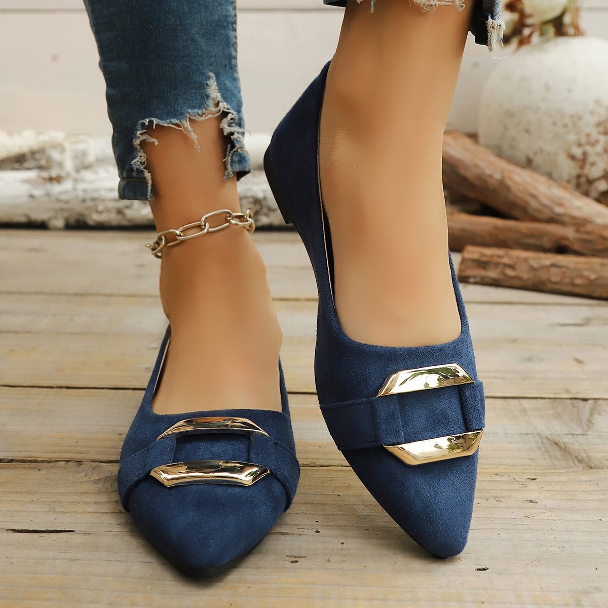 Spring and Autumn Elegant Poin - Women Shoes Elegant のレビューと価格
