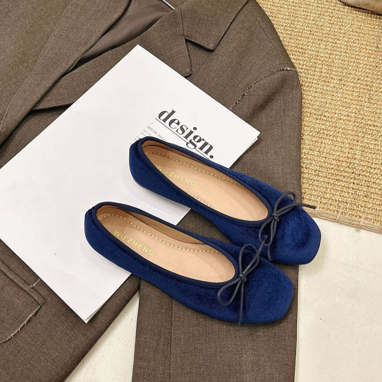 French-style high-end velvet b - Ballet Flat Women のレビューと価格
