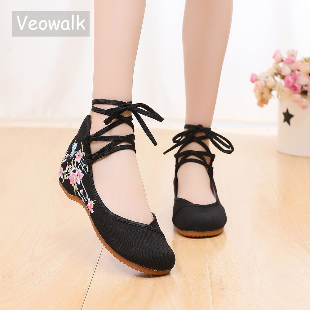 Veowalk Ankle Strap Women Canv - Women'S Shoes Vegan のレビューと価格