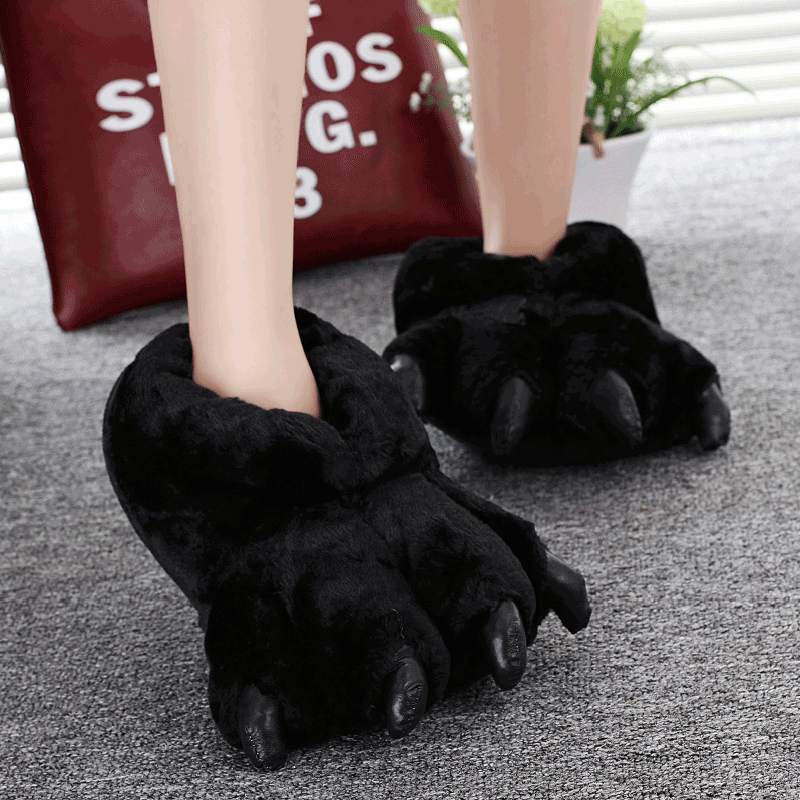 Size 35-43 Black Animal Paw Sh - Women Shoes Black のレビューと価格