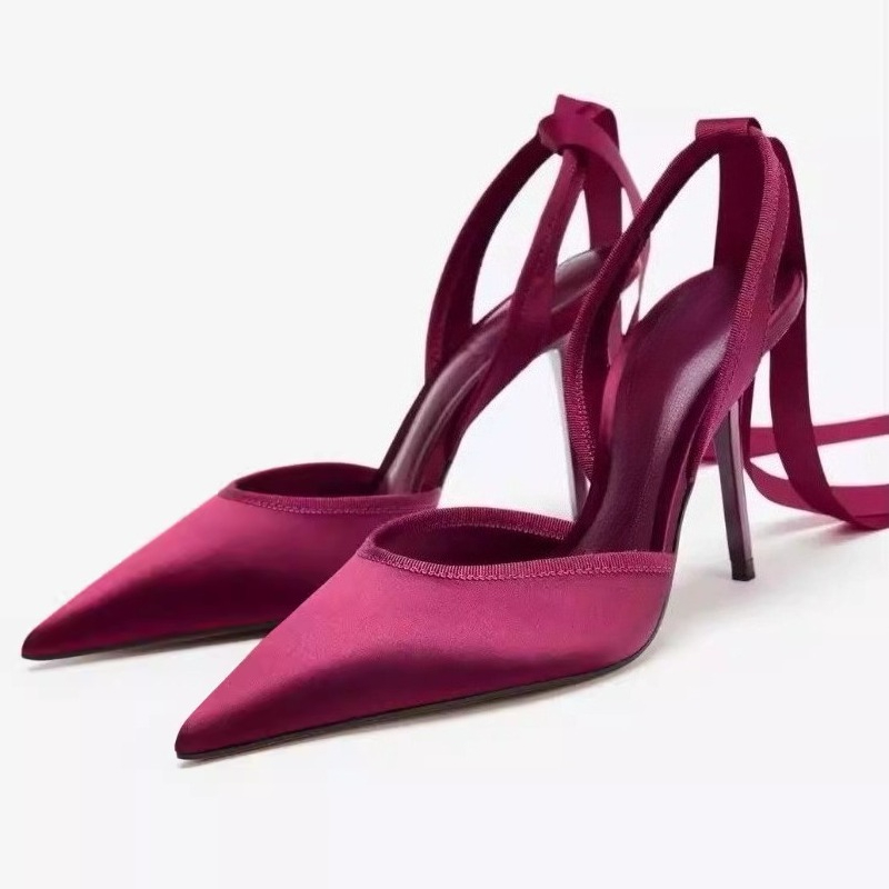 Snake Satin Ankle Strap Luxury - Women Shoes Luxury Brand のレビューと価格