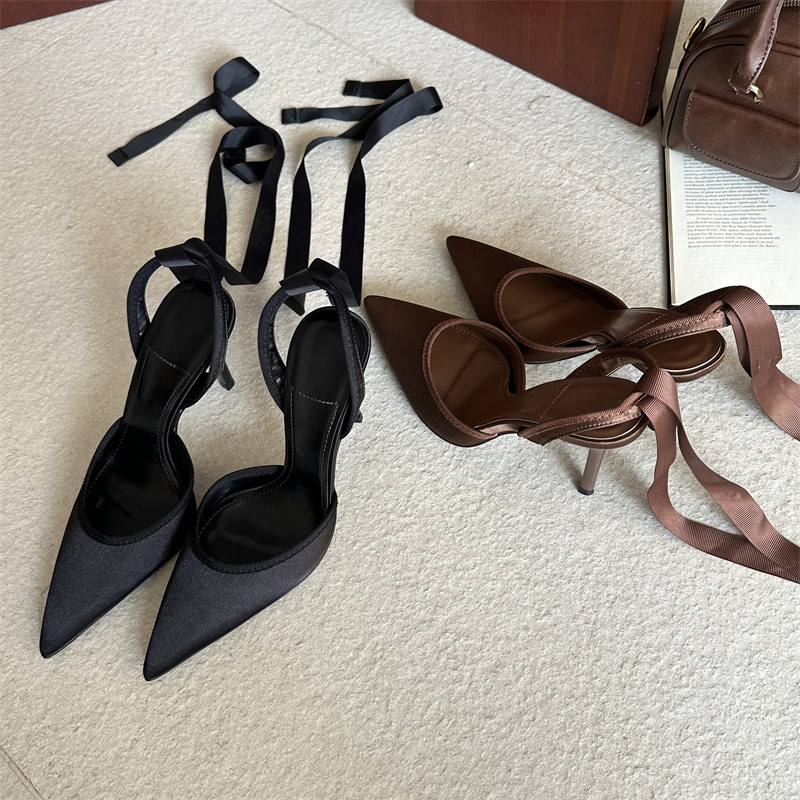 Snake Satin Ankle Strap Luxury - Women Shoes Luxury Brand のレビューと価格