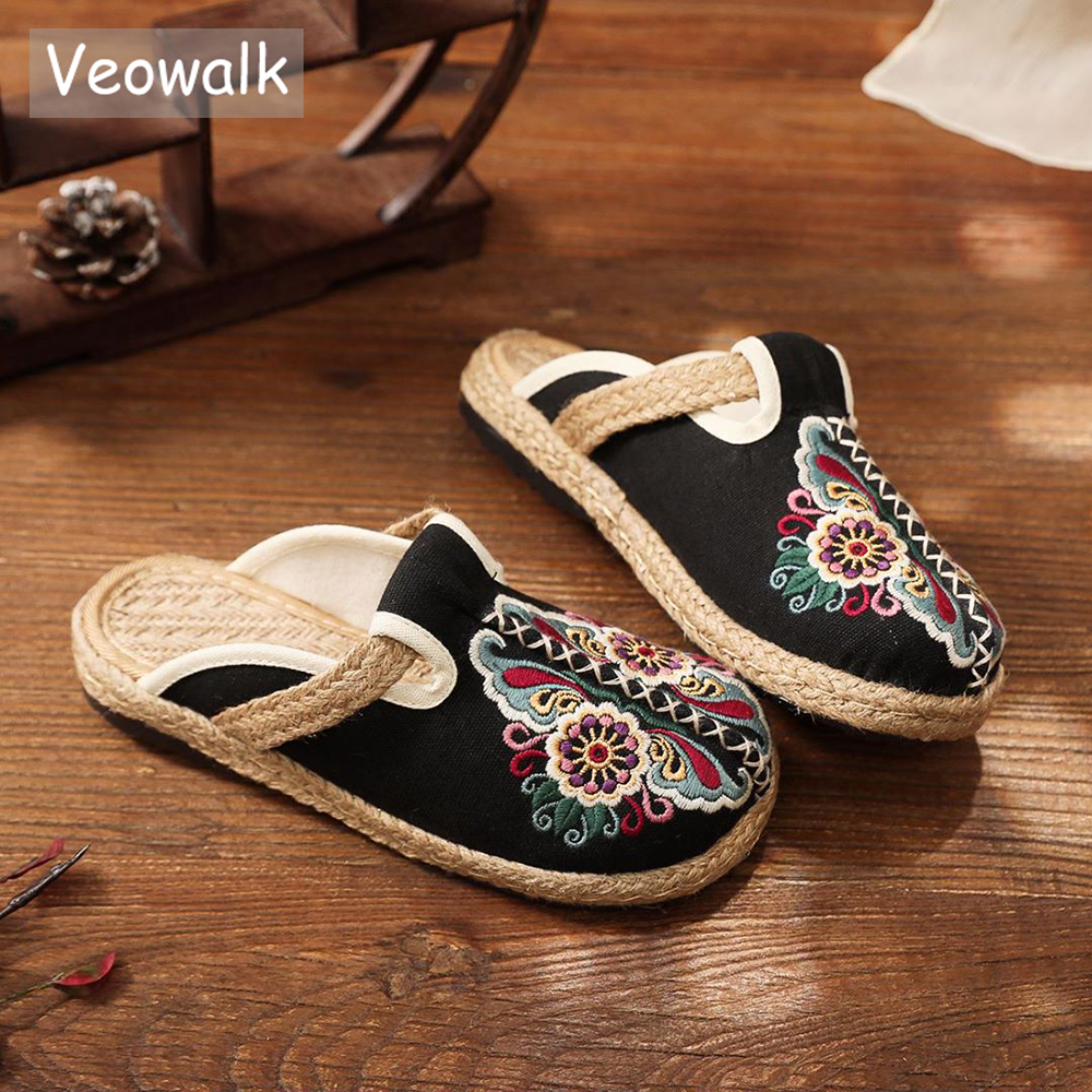 Veowalk Women Casual Linen Han - Women'S Shoes Vegan のレビューと価格