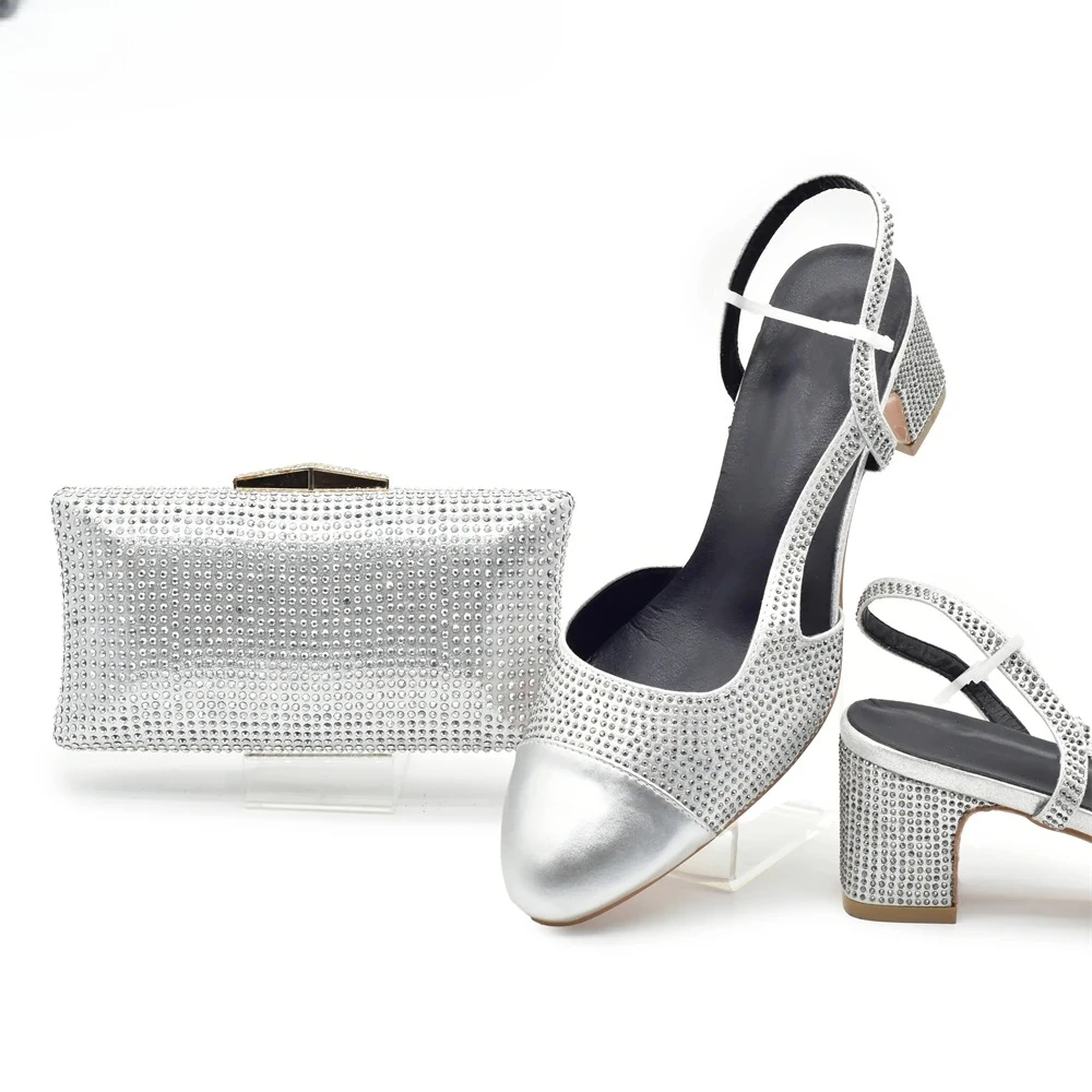 Silver Shoe and Bag Set for Pa - Women'S Shoes のレビューと価格
