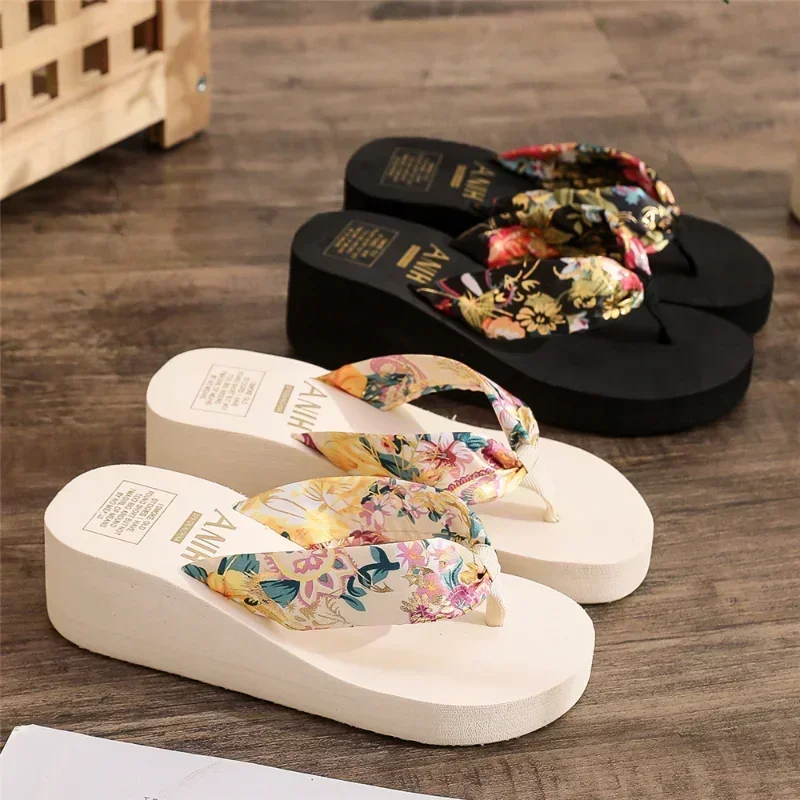 Women's Fashion Platform Flip  - Cork Wedge Sandal のレビューと価格