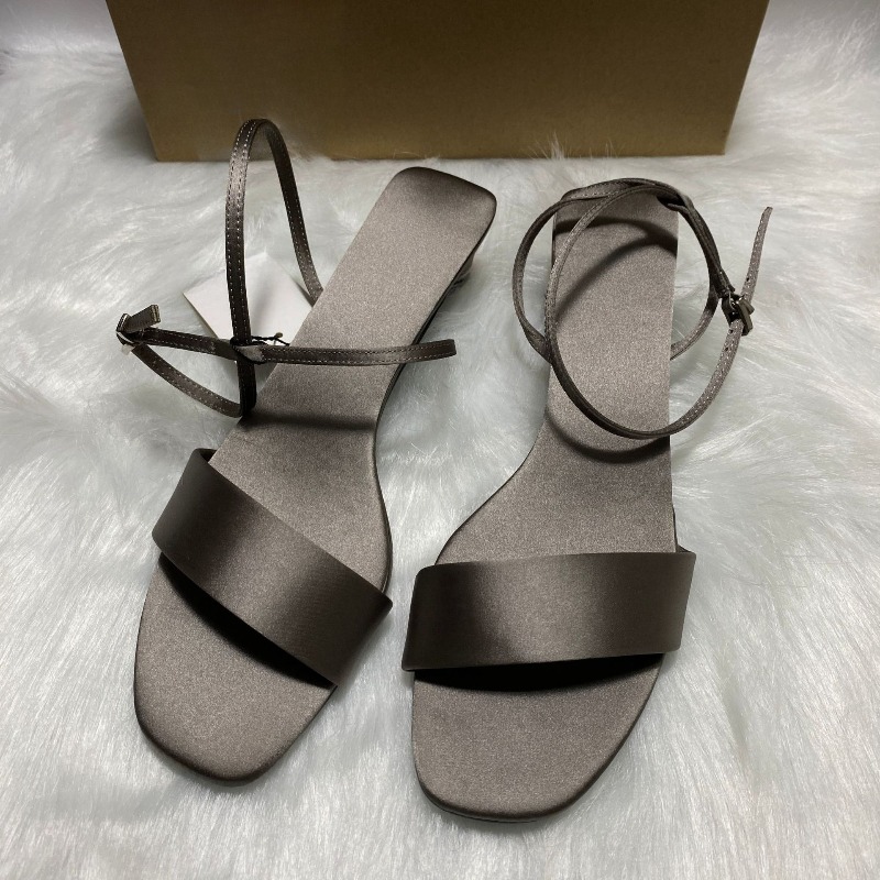Luxury Satin Ankle Strap Low H - Women Shoes Luxury Brand のレビューと価格