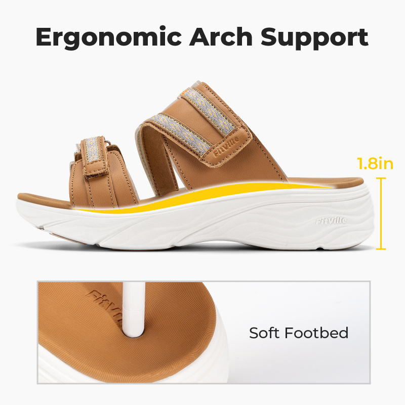 FitVille Women'S Slippers Wide - Women'S Shoes For Bunions のレビューと価格