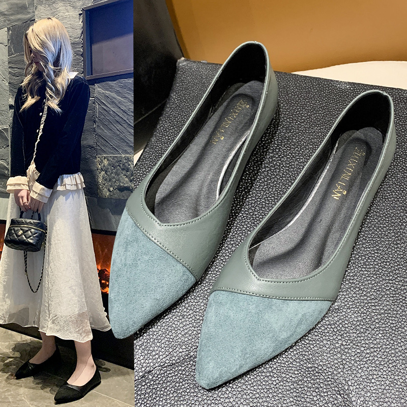 Flat black leather shoes for w - Women Shoes Black のレビューと価格