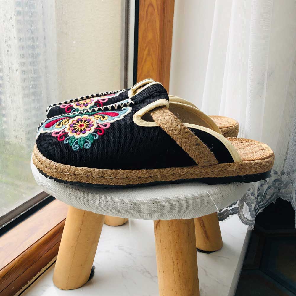 New Women Casual Linen Handmad - Women'S Shoes Vegan のレビューと価格