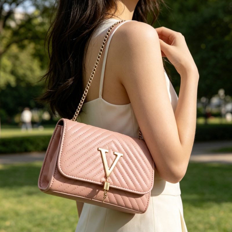 Elegant V-Quilted Chain Crossb - Women'S Shoes Louis Vuitton のレビューと価格
