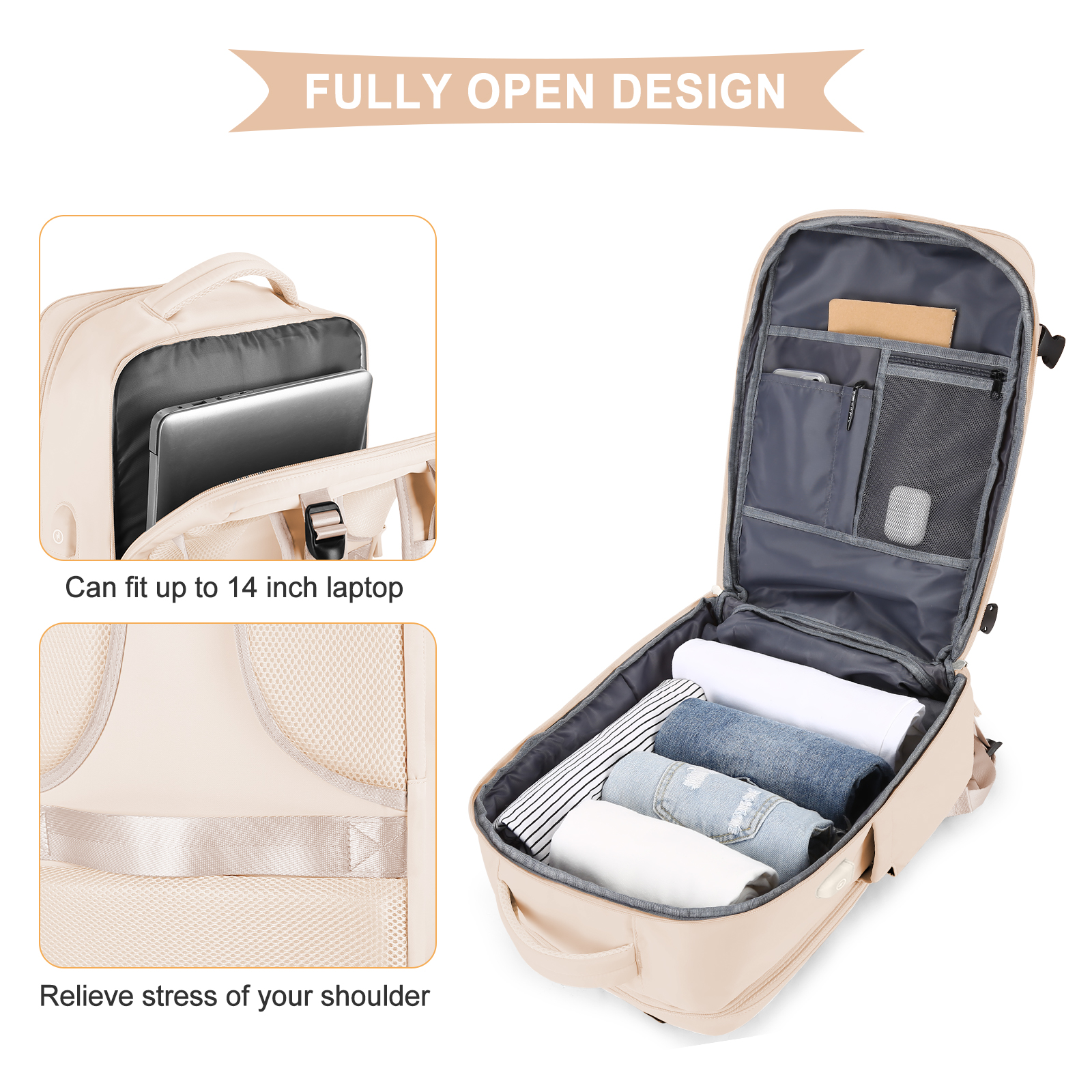 Large Travel Backpack for Men  - Women'S Shoes のレビューと価格