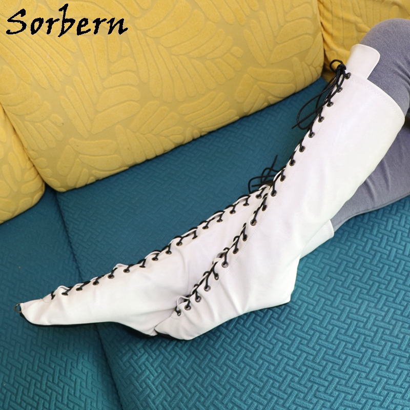 Sorbern White Ballet Heelless  - Women'S Shoes Vegan のレビューと価格