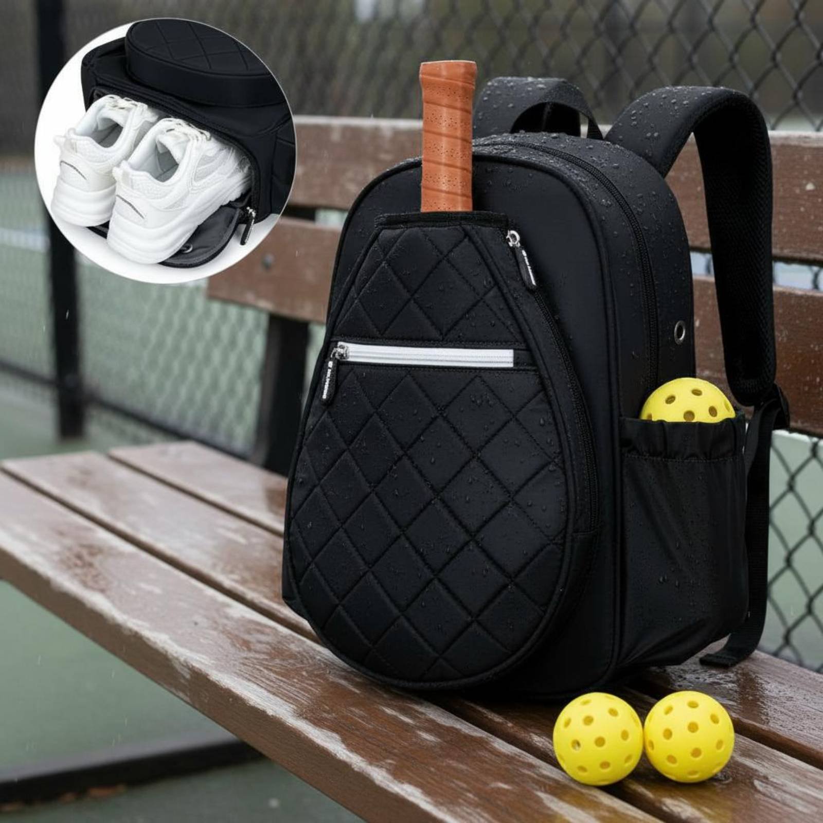 Quilted Pickleball Backpack Li - Women'S Shoes のレビューと価格