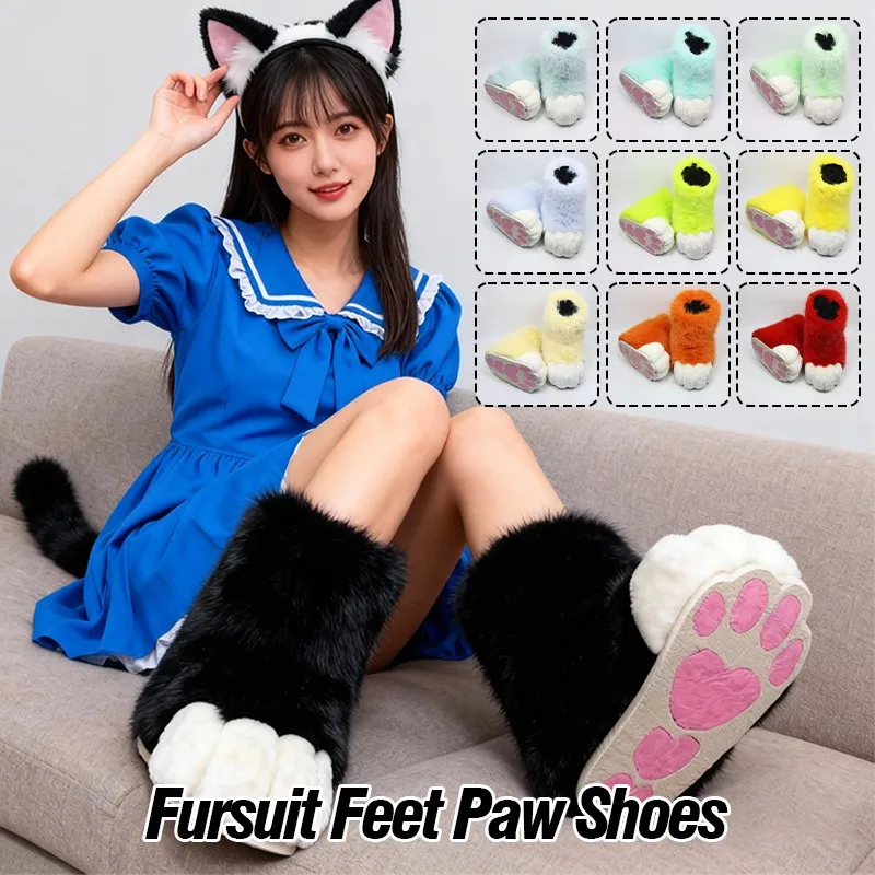 1Pair Fursuit Feet Paw Shoes K - Women'S Shoes For Flat Feet のレビューと価格