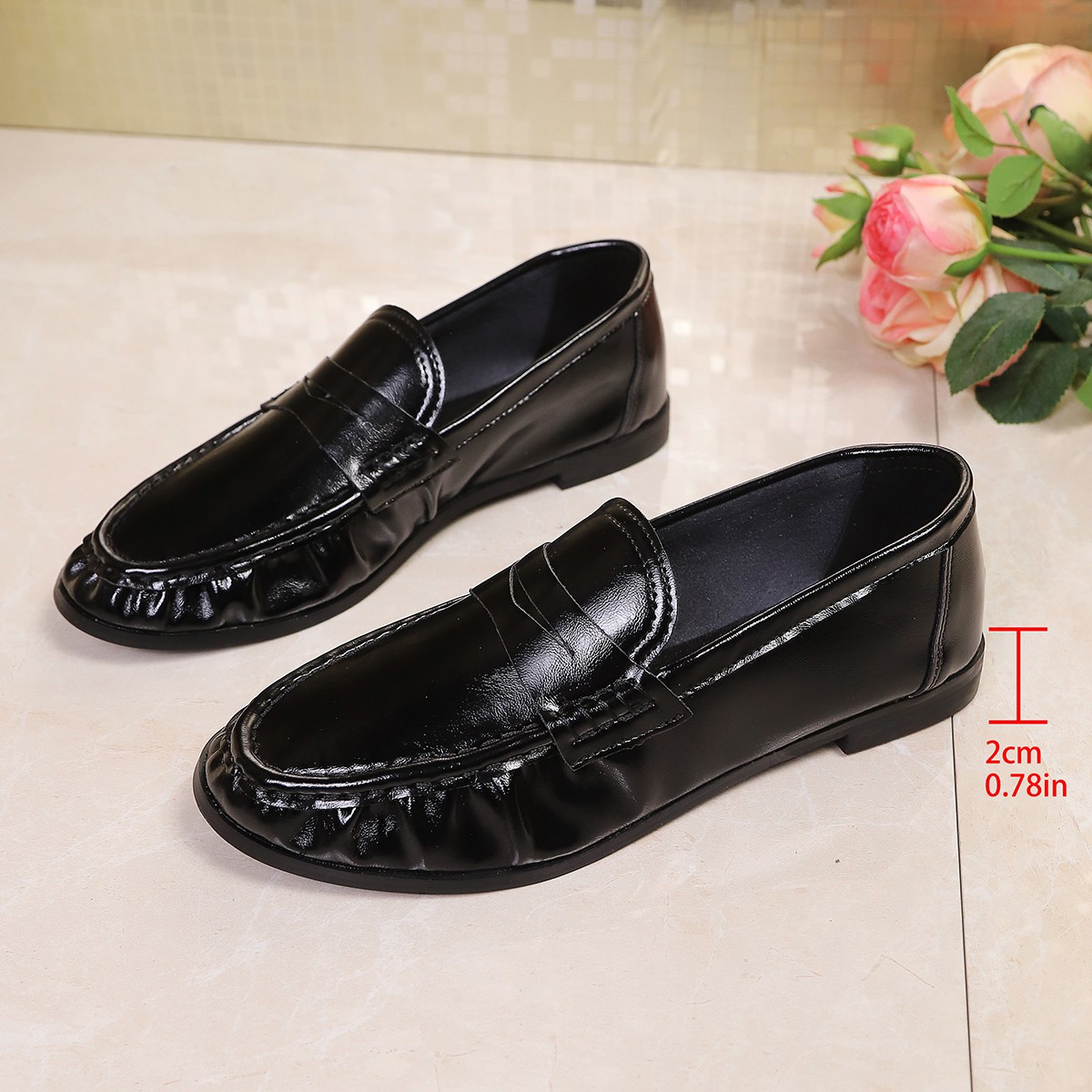 2026 Summer British Style Blac - Women Shoes Black のレビューと価格