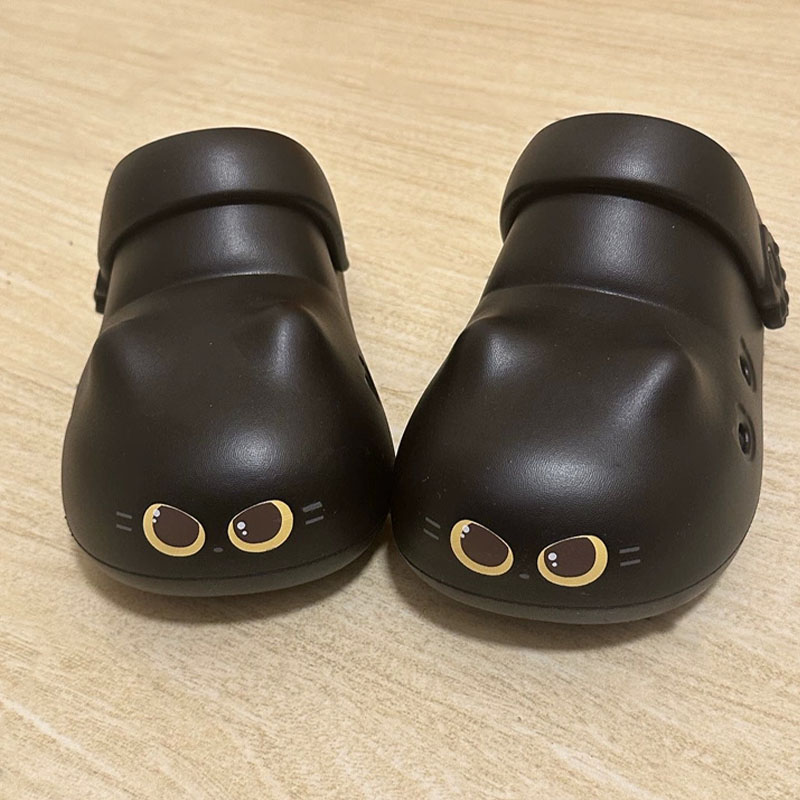 New creative black cat slipper - Women Shoes Black のレビューと価格