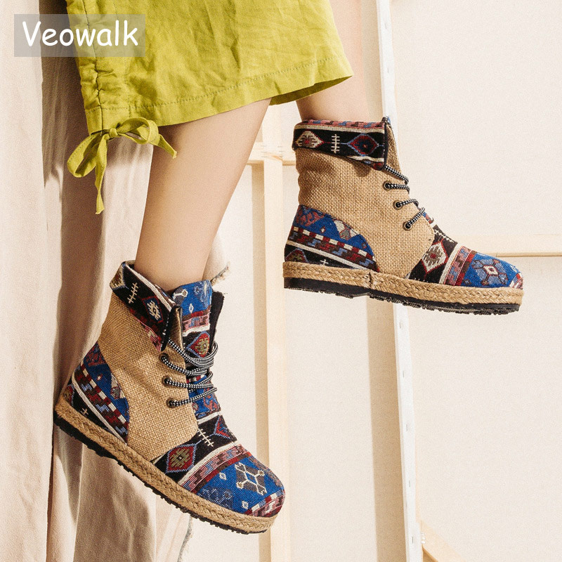 Veowalk Harajuku Embroidery Wo - Women'S Shoes Vegan のレビューと価格