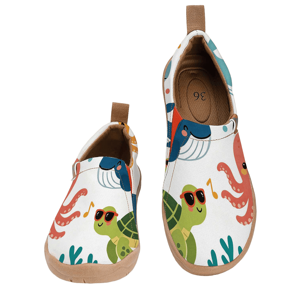 Women's Wide Toe Box Fun Carto - Women'S Shoes With Wide Toe Box のレビューと価格
