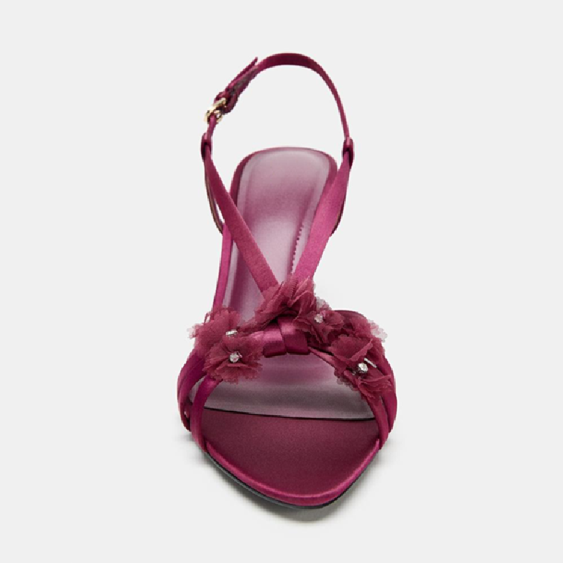 Satin Flower Brand Women Sanda - Women Shoes Luxury Brand のレビューと価格