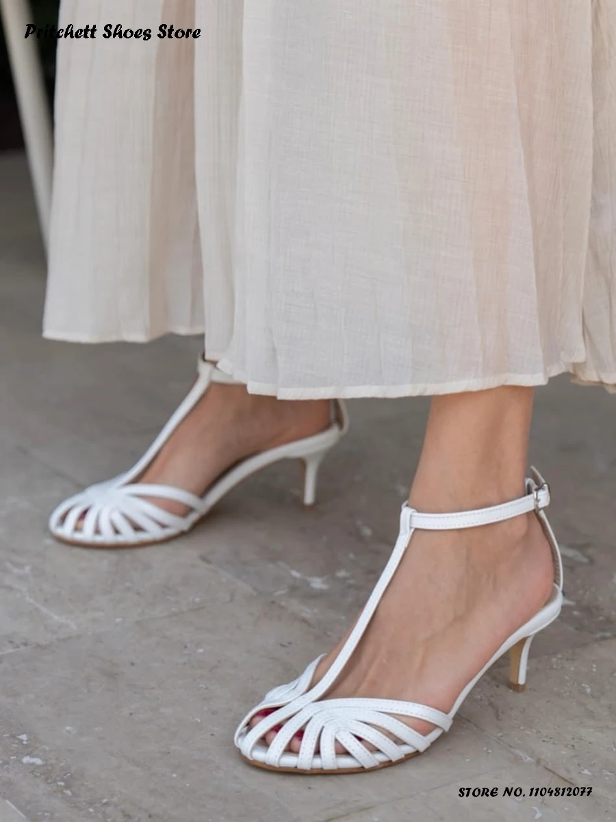 Women's Metallic T-strap Mid H - Metallic Heel Sandal のレビューと価格